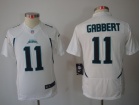 Jacksonville Jaguars #11 Gabbert White Youth Limited Jerseys