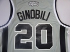 San Antonio Spurs #20 Ginobili Gray 2012-13 Season Swingman Jerseys