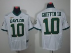 Baylor Bears #10 Robert Griffin III White Pro Combat College Jerseys