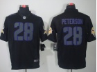 Minnesota Vikings #28 Peterson Black Impact Nike Elite Jerseys