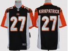 Cincinnati Bengals #27 Kirkpatrick Black Nike Limited Jerseys