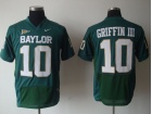 Baylor Bears #10 Robert Griffin III Green Pro Combat College Jerseys