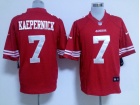 San Francisco 49ers #7 Kaepernick Red Nike Limited Jerseys