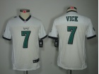 Nike Philadelphia Eagles #7 Vick White Kids Limited Jerseys