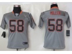 Nike Denver Broncos #58 Miller Grey Lights Out Kids Elite Jerseys