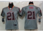 Nike San Francisco 49ers #21 Gore Grey Lights Out Kids Elite Jerseys