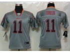 Nike San Francisco 49ers #11 Smith Grey Lights Out Kids Elite Jerseys