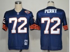 Chicago Bears #72 Perry Blue M&N With Big Nuber Jerseys