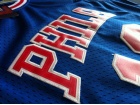 Philadelphia 76ers #13 Chamberlain Blue Hardwood Classic Swingman Jerseys