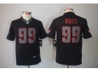 Houston Texans #99 Watt Black Impact Limited Youth Jerseys