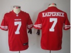 Nike San Francisco 49ers #7 Colin Kaepernick Red Youth Limited Jerseys