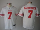  Nike San Francisco 49ers #7 Colin Kaepernick White Youth Limited Jerseys