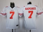 Nike San Francisco 49ers #7 Kaepernick White Youth Jerseys