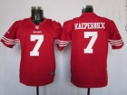 Nike San Francisco 49ers #7 Kaepernick Red Youth Jerseys