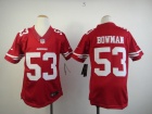 San Francisco 49ers #53 Bowman Red Youth Nike Limited Jerseys