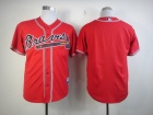 Atlanta Braves Blank Red Jerseys