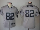 Nike Dallas Cowboys #82 Witten Grey Lights Out Youth Jerseys