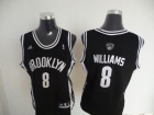 Brooklyn Nets #8 Deron Williams Black Women Jerseys