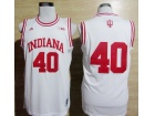 Indiana Hoosiers #40 Cody Zeller White NCAA Basketball Jerseys