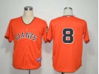 San Francisco Giants #8 Hunter Pence Orange Cool Base Jerseys