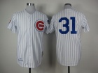 Chicago Cubs #31 Fergie Jenkins White M&N Jerseys