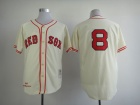 Boston Red Sox #8 Yastrzemsk Cream 1967 Mitchell & Ness Jersey