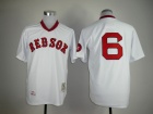 Boston Red Sox #6 Rico Petrocelli White Throwback Jersey