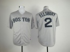 Boston Red Sox #2 Jacoby Ellsbury Grey Cool Base Jersey