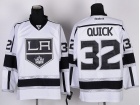 Los Angeles Kings #32 Quick White Jerseys