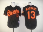 Baltimore Orioles #13 Machado Black Cool Base Jerseys