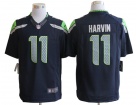 Seattle Seahawks #11 Harvin Blue Nike Limited Jerseys