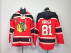 Chicago Blackhawks #81 Hossa Red NHL Sweaters