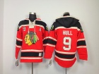 Chicago Blackhawks #9 Hull Red NHL Sweaters