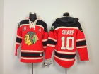 Chicago Blackhawks #10 Sharp Red NHL Sweaters