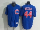 Chicago Cubs #44 Rizzo Blue Jerseys