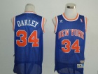 New York Knicks #34 Oakley Blue Hardwood Classic Swingman Jerseys