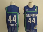 Atlanta Hawks #44 Pistol Blue Hardwood Classic Jerseys