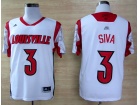 Adidas Louisville Cardinals 2013 March Madness #3 Peyton Siva White Jerseys