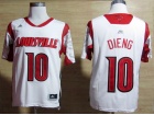 Louisville Cardinals 2013 March Madness #10 Gorgui Dieng White Jerseys