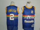 Denver Nuggets #2 English Blue M&N Swingman Jersey