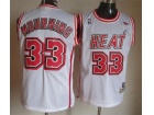 Miami Heat #33 Mourning White  Hardwood Classics Swingman Jerseys