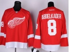 Detroit Red Wings #8 Justin Abdelkader Red Jerseys