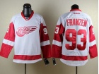 Detroit Red Wings #93 Franzen White Jerseys