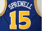 Golden State Warriors #15 Sprewell Blue Swingman Jerseys