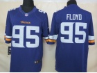 Minnesota Vikings #95 Floyd Purple  Nike Limited New Style Jerseys