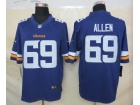 Minnesota Vikings #69 Allen Purple Nike Limited New Style Jerseys