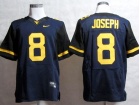 Nike West Virginia Mountaineers #8 Karl Joseph  Blue Elite Jerseys