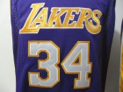 Los Angeles Lakers #34 O'NEAL Purple Swingman Jerseys