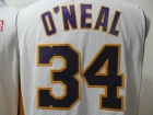 Los Angeles Lakers #34 O'NEAL White Swingman Jerseys