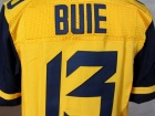 Nike West Virginia Mountaineers #13 Buie Yellow Elite Jerseys